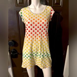 Delia’s Polkadot Tunic Top